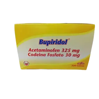 Acetaminofen + Codeina Tab * 100 (Bupiridol) Labquifar