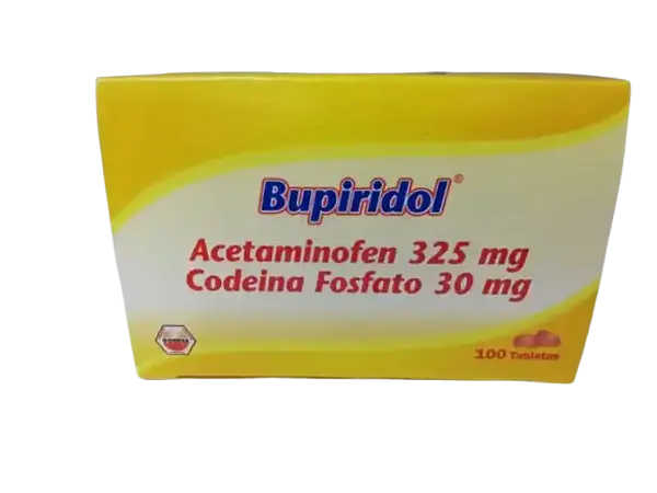 Acetaminofen + Codeina Tab * 100 (Bupiridol) Labquifar