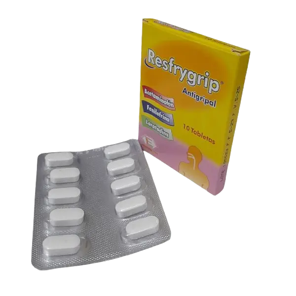 Acetam+Lorat+Fenile Tab * 10 (Resfrygrip) Labquifar