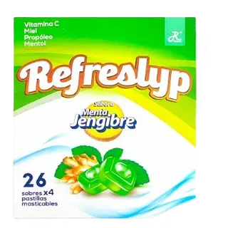 Refreslyp Menta- Gengibre Cja*104 Dulces Ruecam