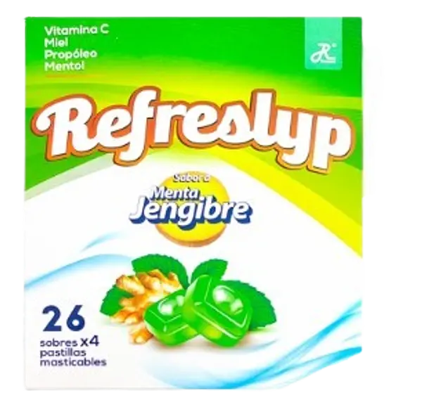 Refreslyp Menta- Gengibre Cja*104 Dulces Ruecam