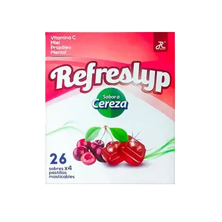 Refreslyp Cereza Caja * 26 Sobres Ruecam
