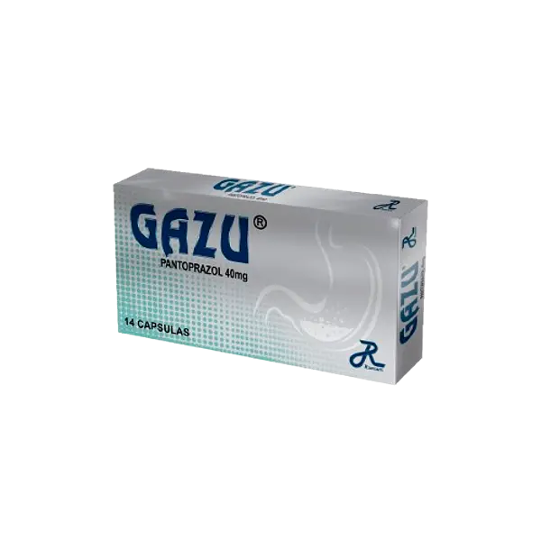 Gazu-Pantoprazol 40mg Caja * 14 Capsulas Ruecam