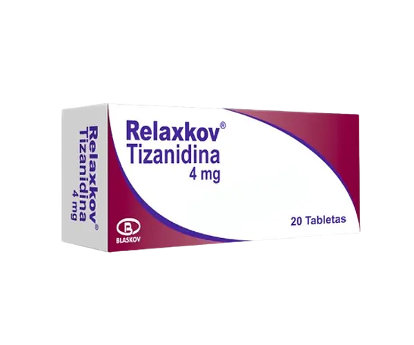 Tizanidina 4 Mg Tab * 20 (Relaxkov) Blaskov