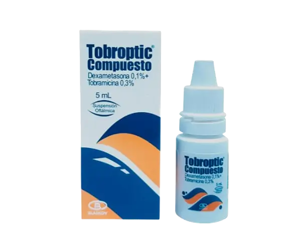Tobramicina+Dexa Sol Oftal Fco*5ml(Tobroptic Comp) Blaskov
