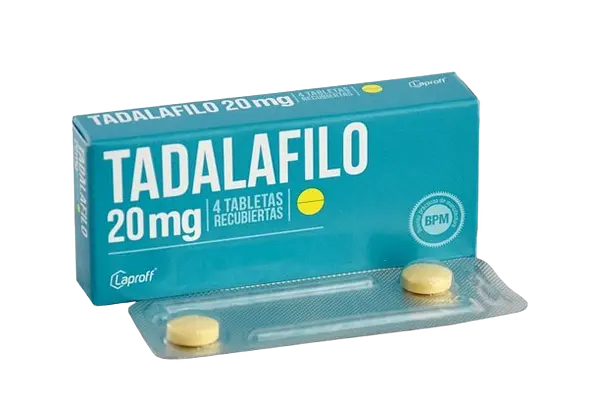 Tadalafilo 20mg Tab * 4 Laproff