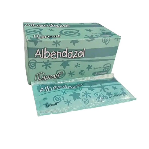 Albendazol 400mg/20ml Susp.Sachets Caja * 12 Laproff