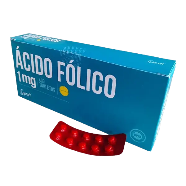 Acido Folico 1mg Tab * 400 Laproff