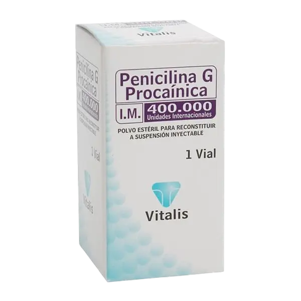 Penicilina G Procainica 400.000 Amp * 1 Vitalis