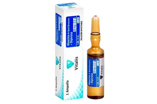 Hioscina N-Butil+Dipirona Amp * 1 Vitalis