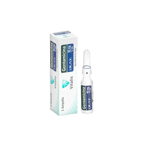 Gentamicina 40 Mg/Ml Amp * 1 Vitalis