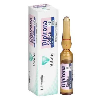 Dipirona 1gr/2ml Amp * 1 Vitalis