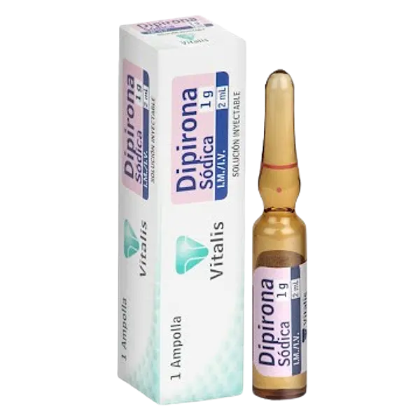 Dipirona 1gr/2ml Amp * 1 Vitalis