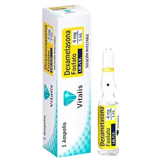 Dexametasona 4 Mg/1ml Caja * 1 Amp Vitalis