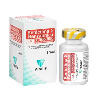 Penicilina G Benzatinica 2400 Caja X 1 Amp Vitalis