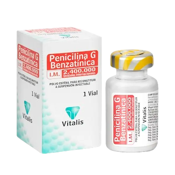 Penicilina G Benzatinica 2400 Caja X 1 Amp Vitalis