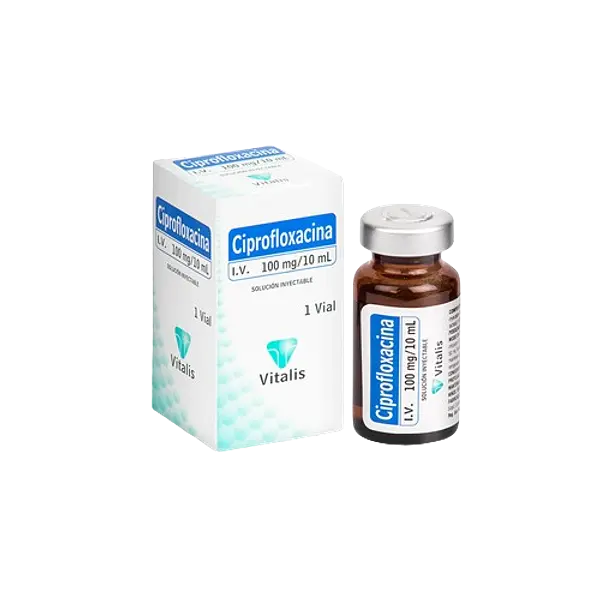 Ciprofloxacina 100 Mg/ 10ml Amp * 1 Vitalis