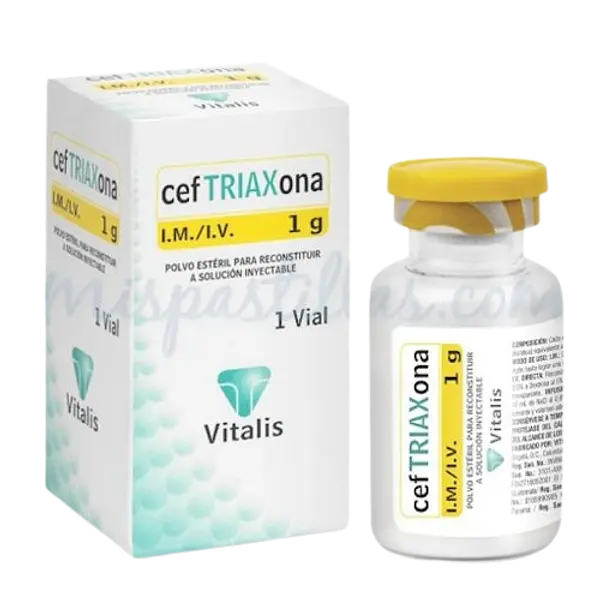 Ceftriaxona 1 G Amp * 1 Vitalis