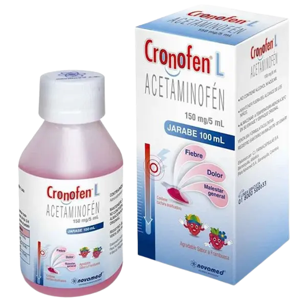 Acetaminofen Jbe Fco*100 Ml (Cronofen) Novamed