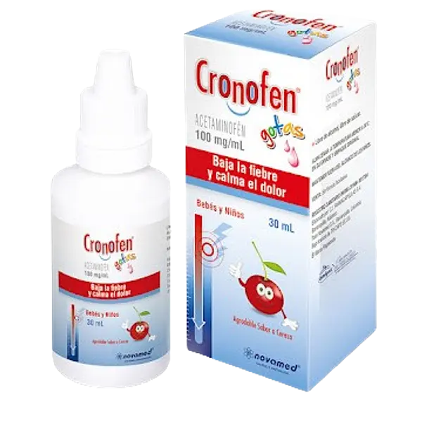 Acetaminofen Gotas Fco*30 Ml (Cronofen) Novamed