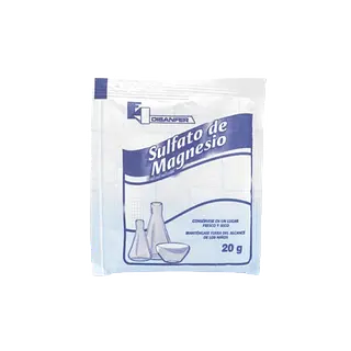 Sulfato De Magnesio Sobre * 20 Gr Disanfer