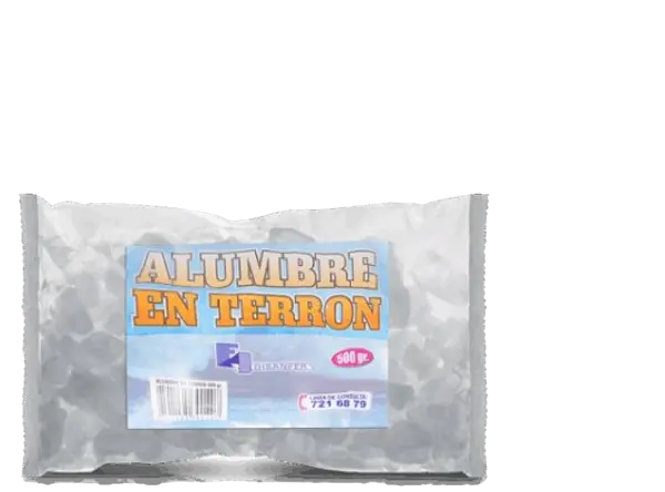 Alumbre En Terrón Bolsa * 500 Gr Disanfer