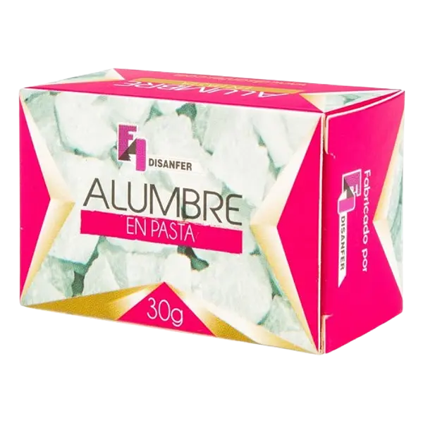 Alumbre En Barra Natural Barra * 30 Gr Disanfer