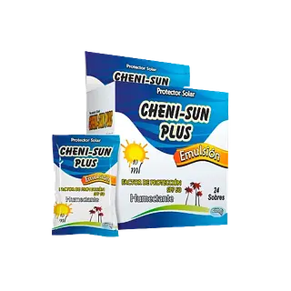 Bloqueador Solar Cheni-Sun Spf 50 Sobre * 10 Gr Caja *24 Dis