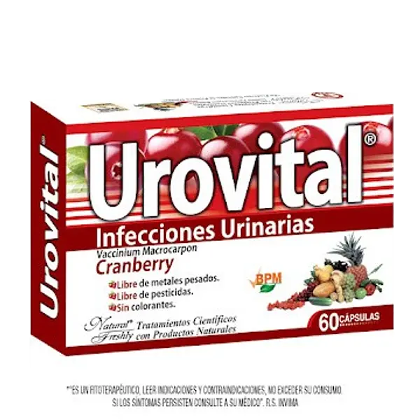 Urovital Cja * 60 Capsulas Natural Freshly
