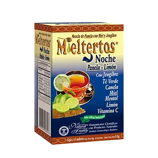 Mieltertos Noche Panela-Limon Cja*6 Sb 90 Gr Natural Freshly