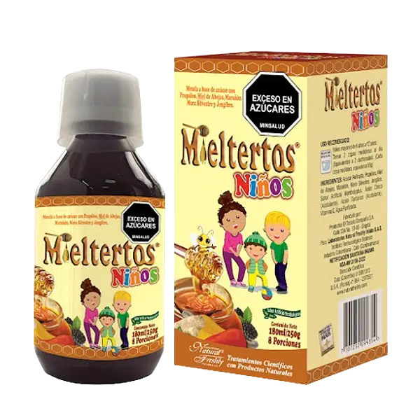 Mieltertos Niños Fco 180 Ml/250g Natural Freshly