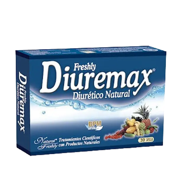 Diuremax Diuretico Natural Cja * 30 Capsulas Natural Freshly