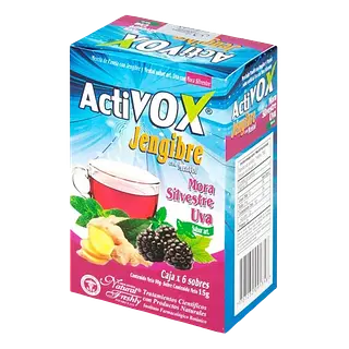 Activox Jengibre Uva/Mora Silvestre Cj*6 Sb Natural Freshly