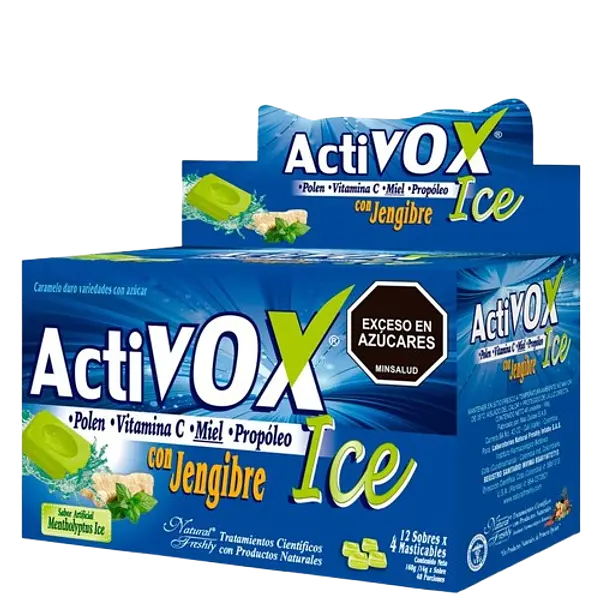Activox Ice Con Jengibre Cja*12 Sb Natural Freshly