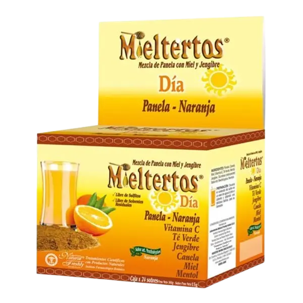 Mieltertos Dia Panela- Naranja Caj*24 Sb Natural Freshly