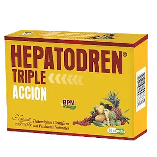 Hepatodren Triple Accion Cja * 60 Capsulas Natural Freshly