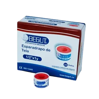Esparadrapo Tela 1/2 X 1 Caja * 24 Begut