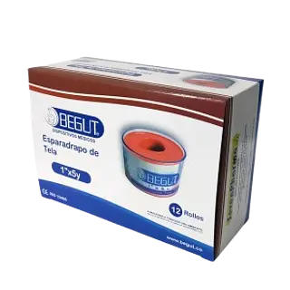 Esparadrapo Tela 1 X 5 Caja * 12 Begut