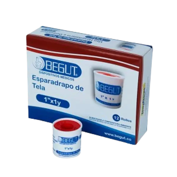 Esparadrapo Tela 1 X 1 Caja *12 Begut