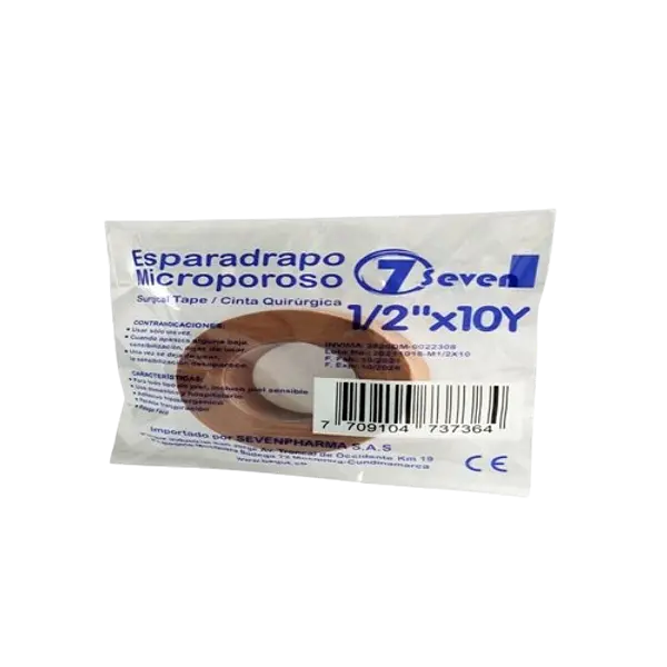 Esparadrapo Microporoso 1/2"X 10 Bolsa X 12 Und Begut