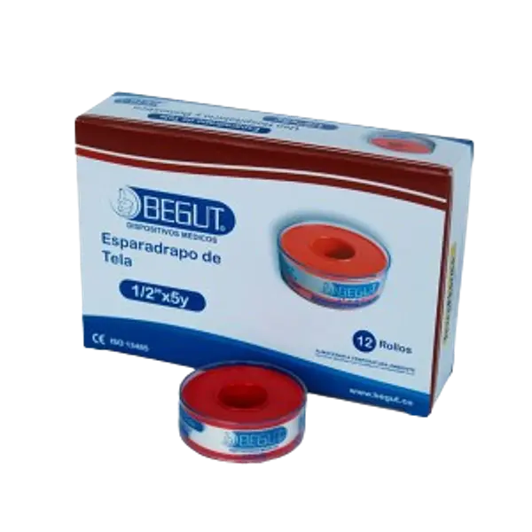 Esparadrapo Tela 1/2 X 5 Caja * 12 Begut