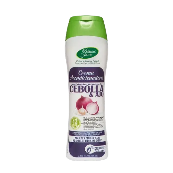 Crema Acondicionadora Cebolla Y Ajo Fco * 500 Ml Botanica Fa