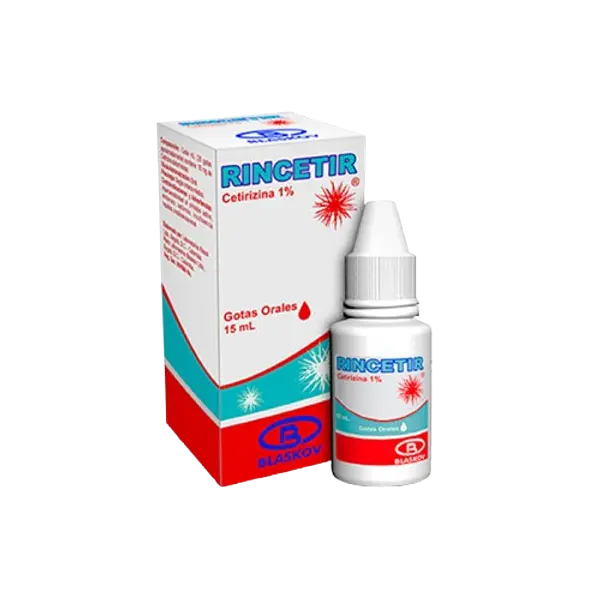 Cetirizina 1% (Rincetir) X15ml Gotas Blaskov