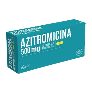 Azitromicina 500 Mg X 60 Tabletas Recubiertas Laproff