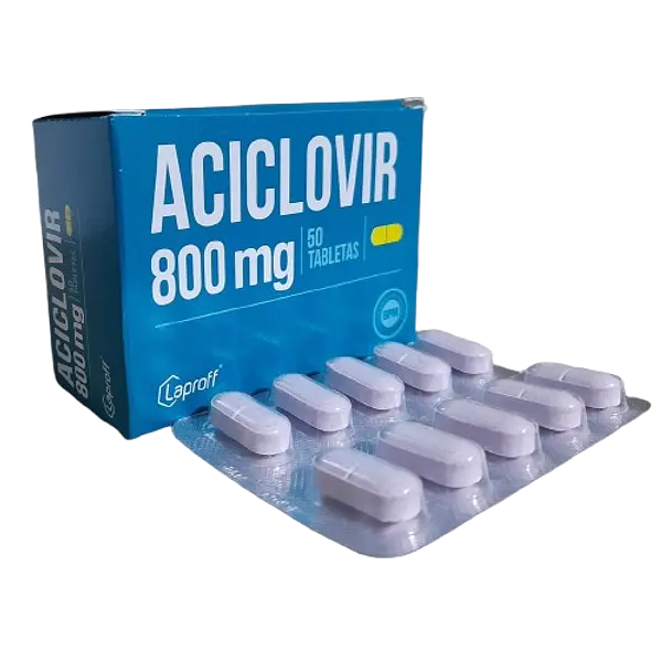 Aciclovir 800 Mg Caja X 50 Tabs Laproff