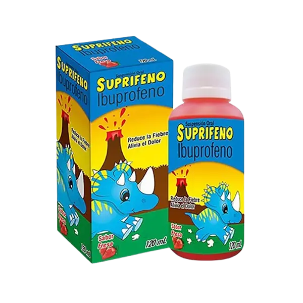 Ibuprofeno Suprifeno Sabor Fresa 100g/5ml Suspension 120ml Oral Laproff