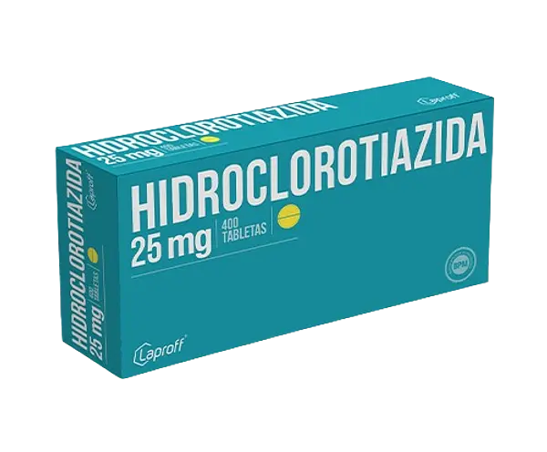 Hidroclorotiazida 25 Mg X 400 Tabs(Multipack) Laproff
