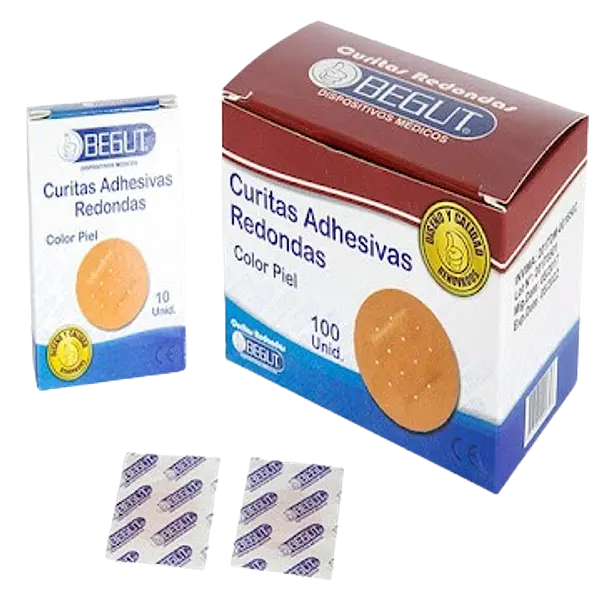 Curas Begut Adhesivas Redondas Color Piel X100 Und Begut