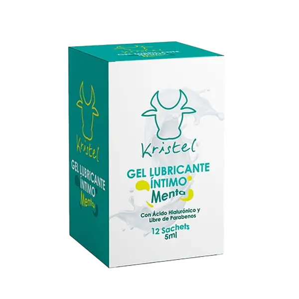 Gel Lubricante Intimo Menta * 12 Sobres Kristel