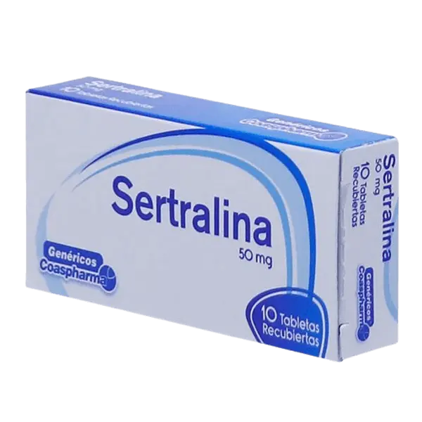 Sertralina 50 Mg * 10 Tabletas Coaspharma